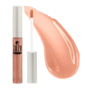 Zuzu Luxe Sheer Gloss | Organic, Paraben Free, Vegan, Gluten-free, Cruelty-free,Non GMO, 0.17 oz (Dolce Vita - Seashell Pink)